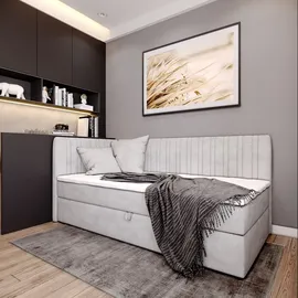 furnistar Blanca 90 x 200 cm Silber