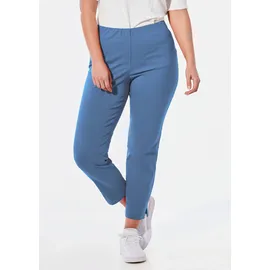 GOLDNER Caprihose 7/8-Stretchhose Blau 64
