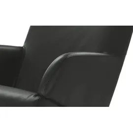 Ravensberger Werkstätten Sessel RW Wing Leder 67 x 87 x 74 cm Schwarz