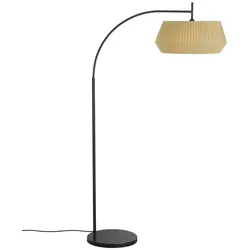 Nordlux Stehleuchte "Dicte" E27 Schwarz/Beige