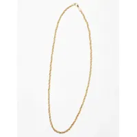 Panzerkette LADY, silber (silber vergoldet 925), Halsketten, Damen, 45, Gold Metall, L: 45, Gold, Metall, Panzerkette