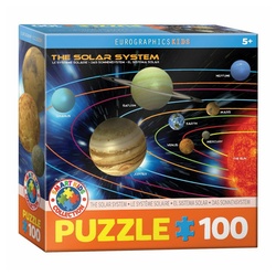 EUROGRAPHICS Puzzle Das Sonnensystem, 100 Puzzleteile bunt