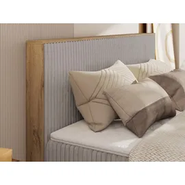MKS Meble Wood Classic King 200 x 200 cm H3 Hellgrau