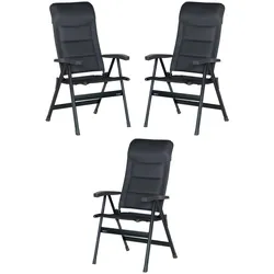 Set WESTFIELD Majestic Stuhl dark smoke 3 Stühle