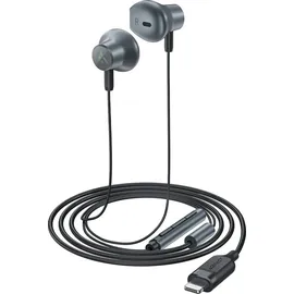 ACEFAST L1 In-Ear-Kopfhörer Lightning-Anschluss, Mikrofon Fernbedienung 1,2 m - Schwarz