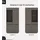 Set One by Musterring Standvitrine Reno 92 x 42 x 193 cm Grau