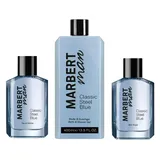 Marbert Man Classic Steel Blue Eau de Toilette Spray 100 ml + Duschgel & Shampoo 400 ml + After Shave 100 ml