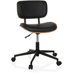 Bürostuhl / Drehstuhl CENCA I Kunstleder schwarz hjh LIVING