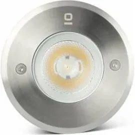 FARO SURIA Bodeneinbauleuchte Edelstahl Ø 12 cm 3W 3000K 319lm IP67 silber
