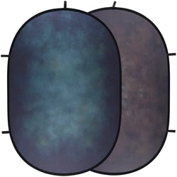 BRESSER Falthintergrund Falthintergrund BR-FB612 150 x 200cm Lila/Blau grau