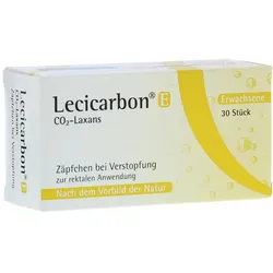 Lecicarbon E CO2-Laxans Erwachsenensuppositorien 30 St