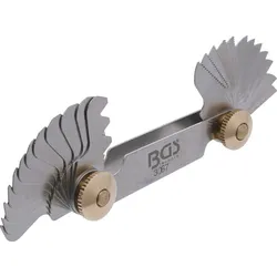 BGS 3067 Gewindelehre Gewindeschablone metrisch 24 Blatt Steigung 0.25-6.0