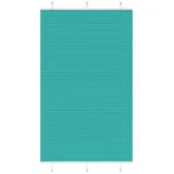 vidaXL Plissee Petrolgrün 115x200 cm Stoffbreite 114,4 cm Polyester