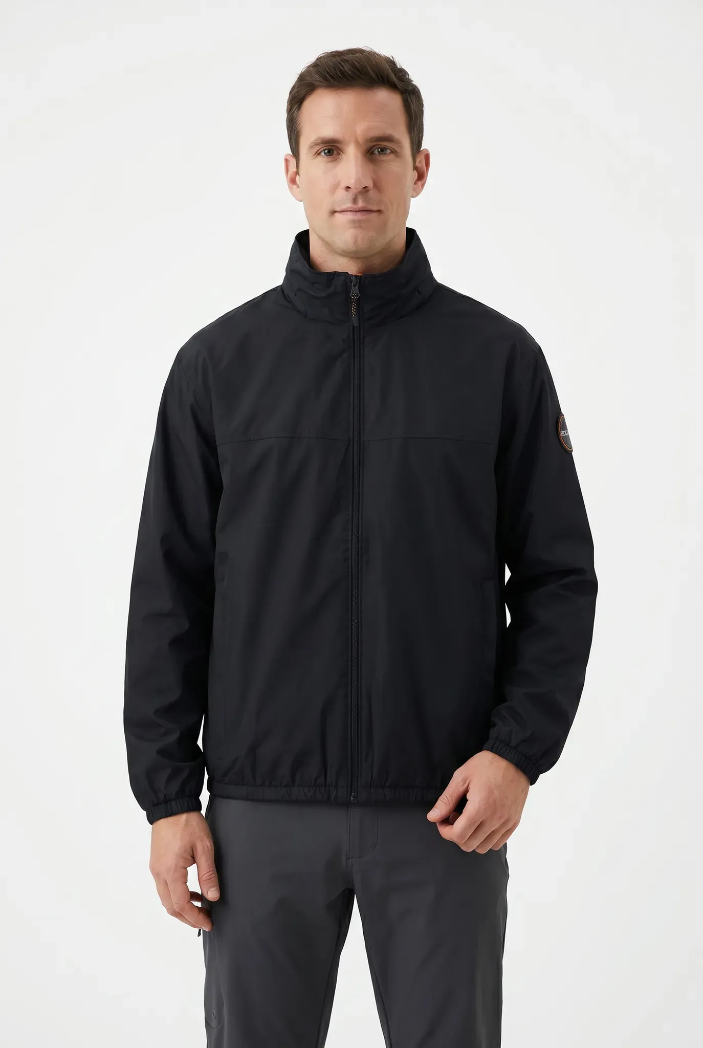 Windbreaker NAPAPIJRI, Herren, Gr. XL, schwarz beauty, Obermaterial: 100% Polyester, normal, Jacken Windbreaker, sportlicher Stil, mit Reißverschluss, für Sport und Freizeit
