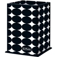 Herlitz Köcher Pappe rechteckig Just Black