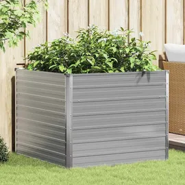 vidaXL Hochbeet 100 x 100 x 77 cm Grau