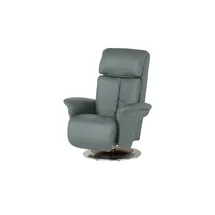 HIMOLLA Sessel 7418 Leder 81 x 111 x 95 cm Blau elektrisch