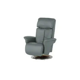 HIMOLLA Sessel 7418 Leder 81 x 111 x 95 cm Blau elektrisch