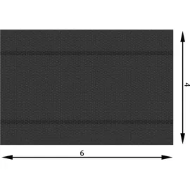 Tectake Poolabdeckung, rechteckig und selbstschwimmend 400 x 600 cm