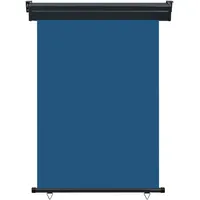 vidaXL Seitenmarkise 125 x 250 cm Blau Polyester
