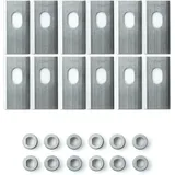 DREAME Mährobotermesser »Mower A1 Klingenset (12er Pack)«, silberfarben