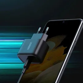 UGREEN USB-C Charger 25W + USB-C Cable 2m Black