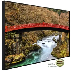 papermoon Infrarotheizung »EcoHeat - Nikko Heilige Shinkyo Brücke«, Matt-Effekt - bunt