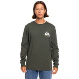 QUIKSILVER Langarmshirt »Omni Logo«, Gr. S, Climbing Ivy, , 25626065-S