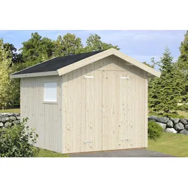 Palmako Nils Holz-Gartenhaus Transparent Satteldach 279 cm x 239 cm