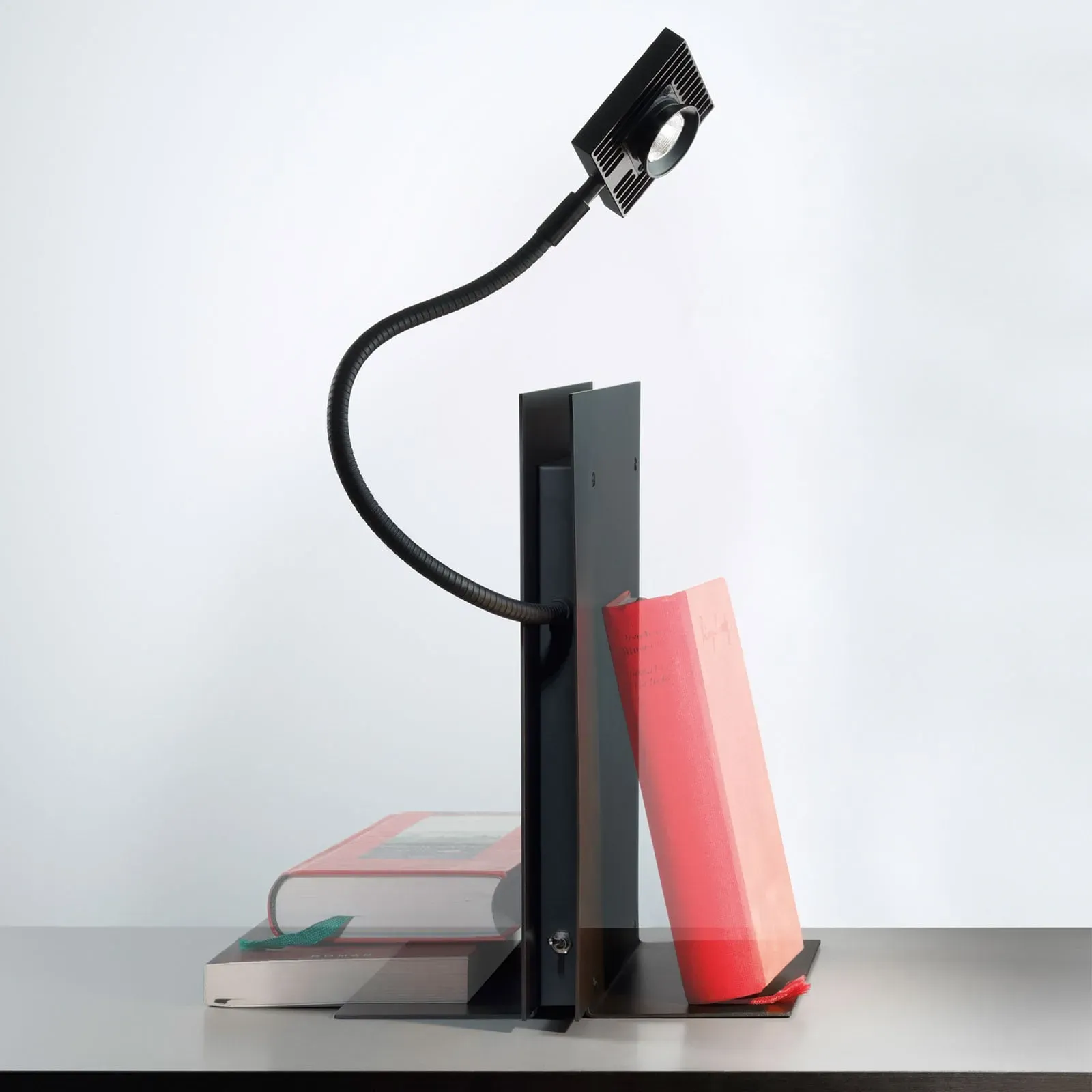 Tischleuchte Ingo Maurer, LED ́s Oskar, Schwarz, für Schlafzimmer, Metall, Design - 33