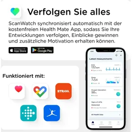 Withings ScanWatch Horizon 43 mm grün