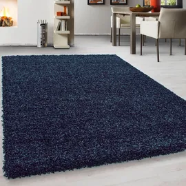 Ayyildiz Teppiche Life Shaggy 1500 Hochflorteppich 80 x 150 cm navy