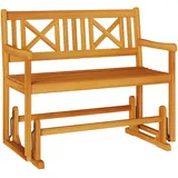 vidaXL Garten-Schaukelbank 110 x 59 x 97 cm Braun