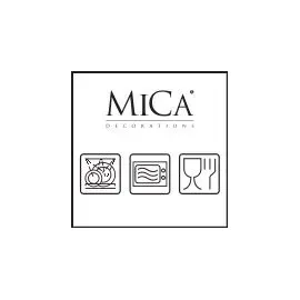 Mica decorations Tabo grau Ø 23,5 cm 3-tlg.