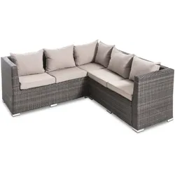 Loungemöbel Set Lenox 3tlg. Polygeflecht Polyrattan