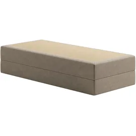 home collective Boxspringbett 100 x 200 cm H2 Beige
