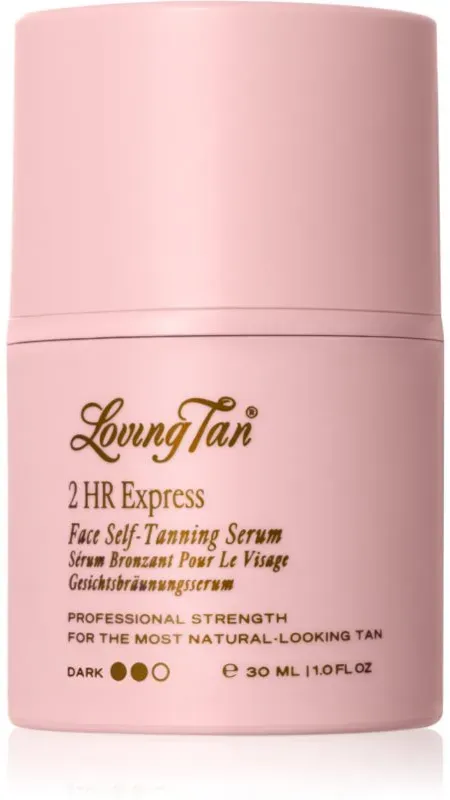 Loving Tan 2 HR Express Selbstbräuner-Serum für das Gesicht Farbton Dark 30 ml