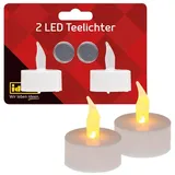 IDENA LED-Teelichter weiß