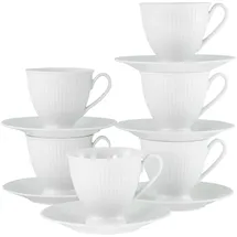 CreaTable Valencia Kaffeeservice 12-tlg. weiß