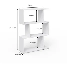 Vicco Raumteiler Levio 70 x 97,4 x 23,8 cm Weiß