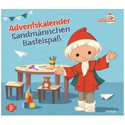 FRANZIS Adventskalender, 67360, Adventskalender Sandmännchen Bastelspaß
