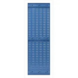 PROREGAL Orthogonale Schlitzplatte | HxB 148,2x45,6cm | Lichtblau