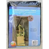 Osma Fliegengitter Insektenschutz Mückengitter Tür Schwarz 2 x 75 cm x 220 cm