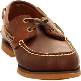 Timberland Classic Boat 2 Eye Brown 7.5 Wide Fit