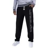 Lonsdale Herren Jogginghose normale Passform STONESFIELD schwarz M