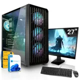 Business Komplett Set PC•i7-13700K•16GB Ram•512GB NVMe+1TB HDD•27 Zoll TFT