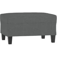 vidaXL Fußhocker 70 x 55 x 41 cm Dunkelgrau