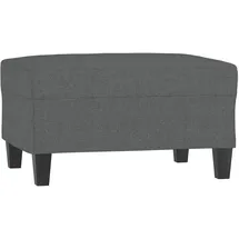 vidaXL Fußhocker 70 x 55 x 41 cm Dunkelgrau