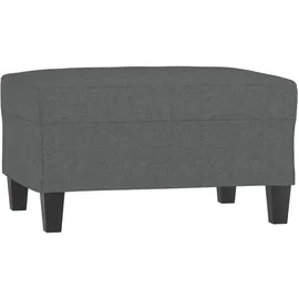 vidaXL Fußhocker 70 x 55 x 41 cm Dunkelgrau