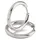 Boccia Titanium Creolen 05072-01 Titan silber 23 mm